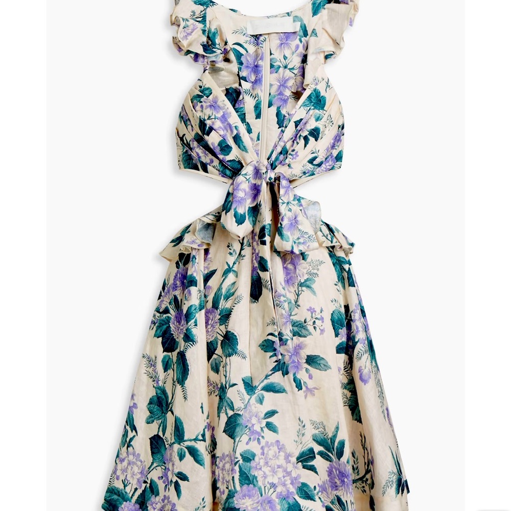 Zimmermann Cassia Cutout Dress Size 2